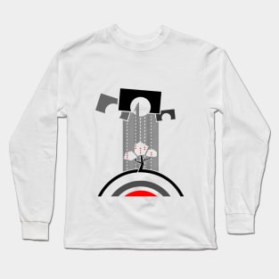 Abstract geometrical pattern in constructivism style Long Sleeve T-Shirt